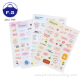 Recycled Customized Coated Paper Adhesive Products Stickers